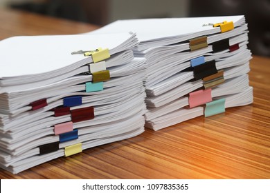 Stack Of Paperwork Book Pile Unfinished Study Note