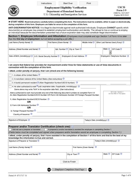 Starting September 18 2017 Employers Must Use The New Form I 9