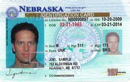 State Identification Card Id Nebraska Department Of Motor Vehicles