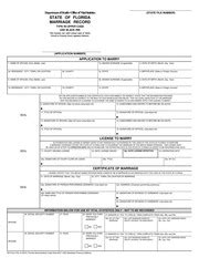 State Of Florida Marriage Record Dh 743 01 2015 State Of Florida