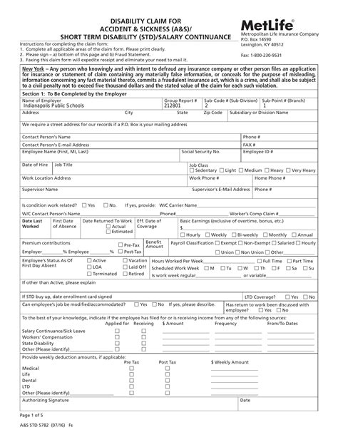 Std 5782 Form Fill Out Printable Pdf Forms Online