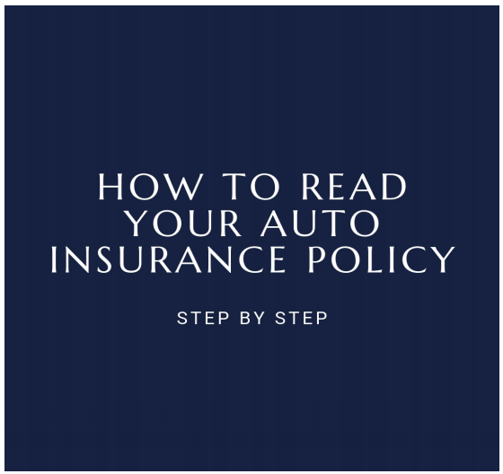 Step By Step Guide On How To Read Understand Insurance Policy