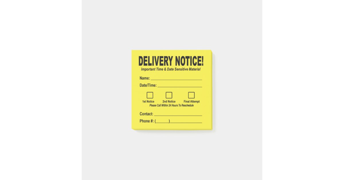 Sticky Delivery Notice 50Ct Back In Stock Dec 11Th Nasb Nation