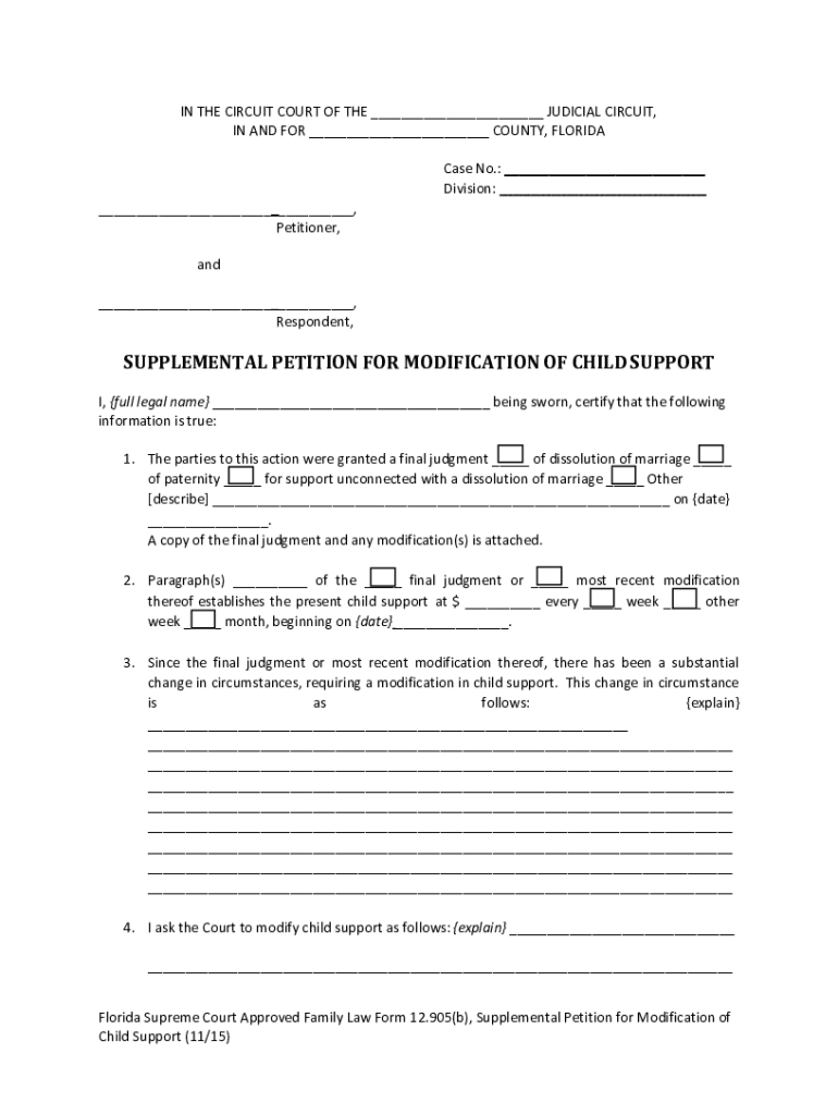 Stop Child Support Document 2020 2024 Fill And Sign Printable