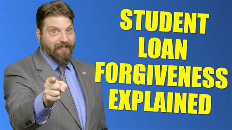 Student Loan Forgiveness Explained Youtube