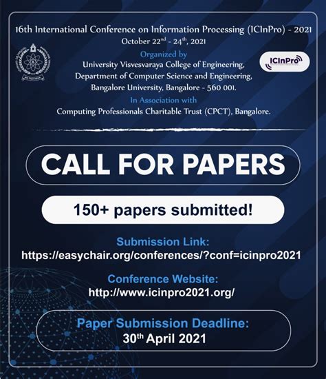 Submission Deadline Final Extension Till April 30Th Icinpro 2021