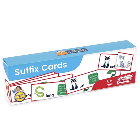 Suffix Flashcards Junior Learning The Science Of Reading