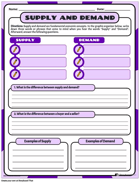 Supply And Demand Practice Worksheet Free Download Goodimg Co