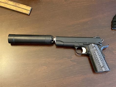 Suppressed Ar Pistol 1911 Firearm Addicts