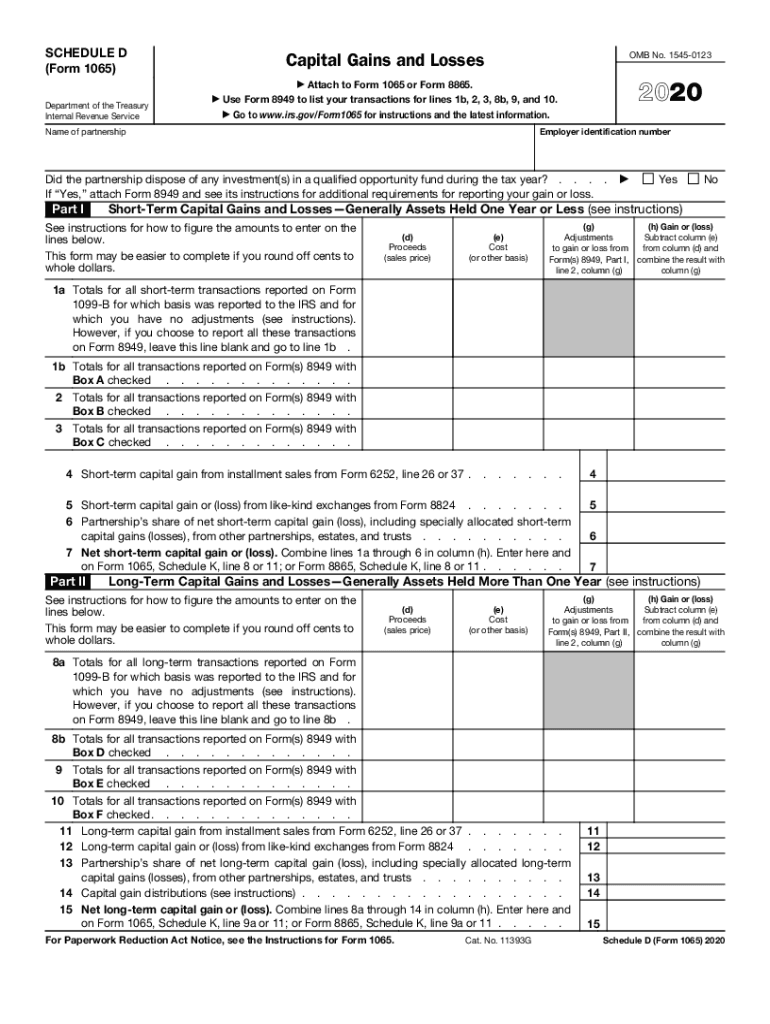 Tax Form 1065 Instructions