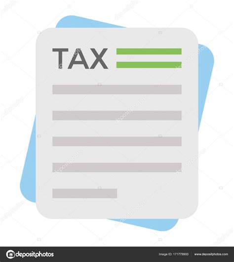 Tax Papers Vector Icon Stock Vector Creativestall 171778900