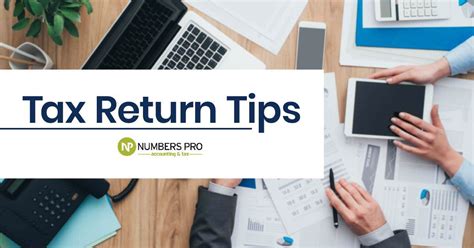 Tax Return Tips Numbers Pro