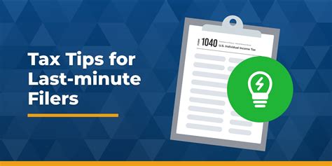 Tax Tips For Last Minute Filers Optima Tax Relief