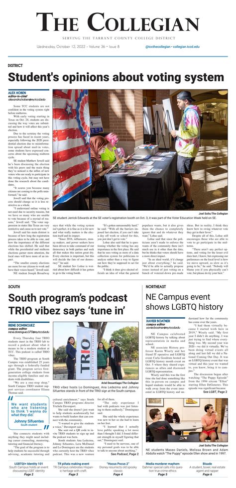 Tcc The Collegian October 5 2022 By The Collegian Issuu