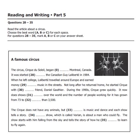 Teaching Together About A2 Key Reading And Writing Part 5 And How To Approach It Teaching Together