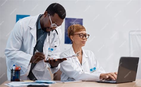 Teamwork Planning And Doctors At Desk For Research Training Hospital