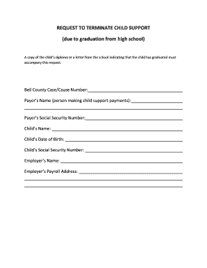 Termination Child Support Form Complete With Ease Airslate Signnow