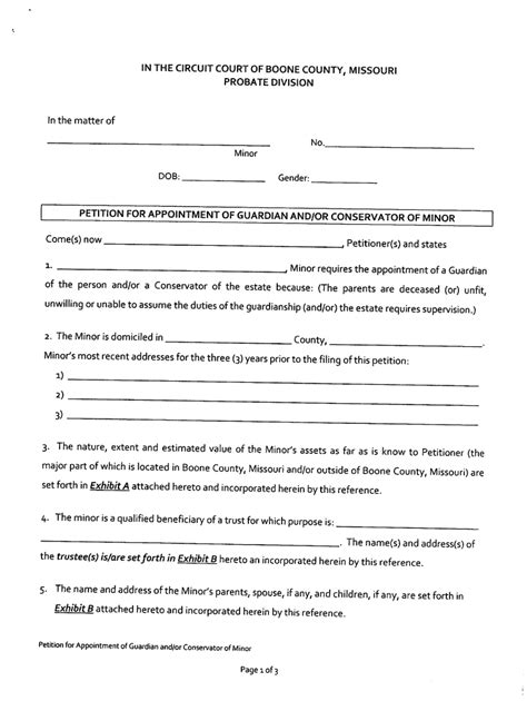 Termination Of Guardianship Forms Missouri Fill Out Amp Sign Online Dochub