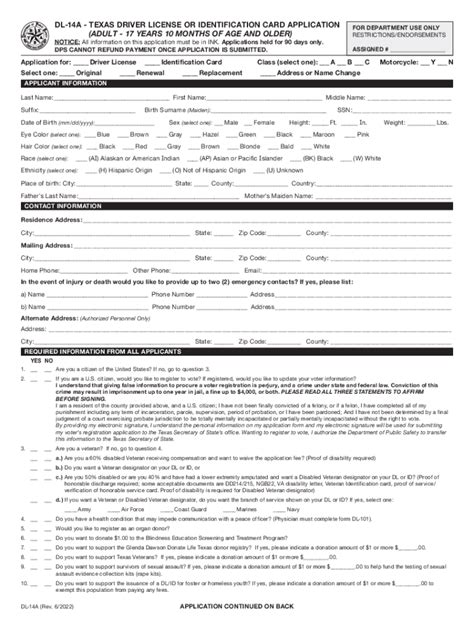 Texas Id Template 2020 2022 Fill And Sign Printable Template Online