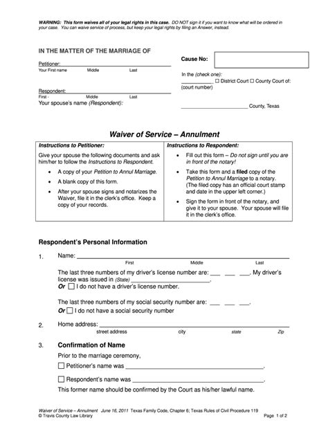 Texas Marriage Annulment Forms Complete With Ease Airslate Signnow