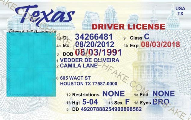 Texas Temporary Drivers License Template Check Out How Easy It Is To Complete And Esign