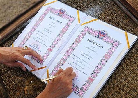 Thai Marriage Requirements Thai Family Law