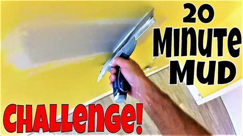 The 20 Minute Mud Challenge Drywall Repair Tips And Tricks