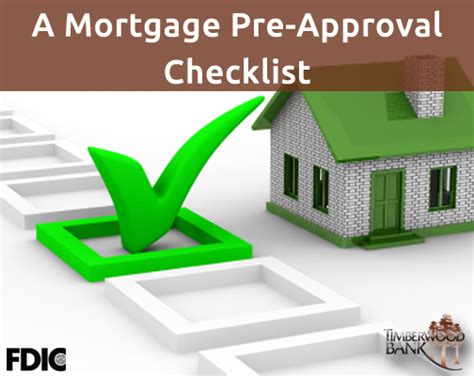 The 6 Items For Your Mortgage Pre Approval Timberwood Banks Blog