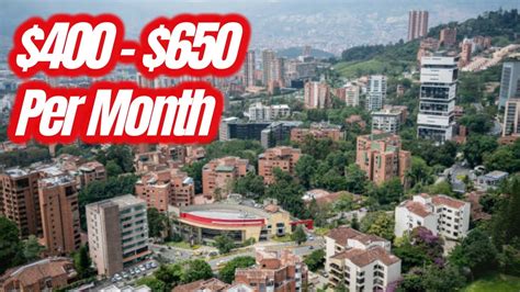 The Average Apartments For 400 To 650 A Month In Medellin Colombia