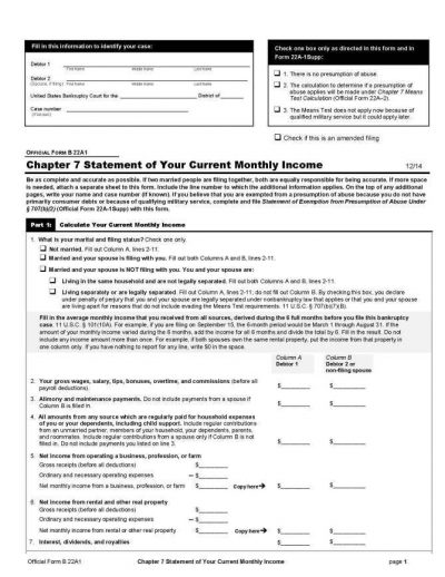 The Bankruptcy Means Test Explained Requestlegalhelp Com