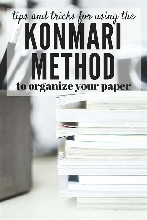 The Best Way To Organize Paper Files The Konmari Organization Method