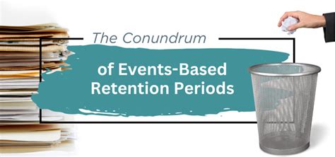 The Conundrum Of Events Based Retention Periods Arma Magazine