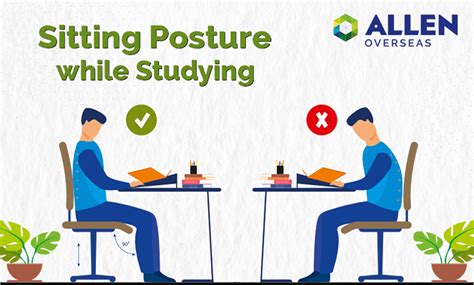 The Correct Sitting Posture While Studying Allen Overseas