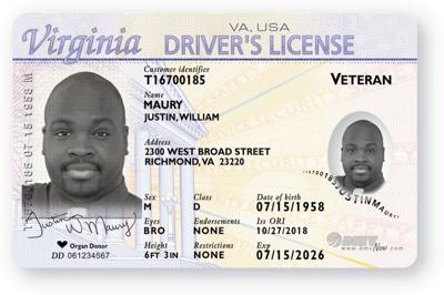 The Dmv Now Lets You Put Veteran Status On Virginia Driver S Licenses