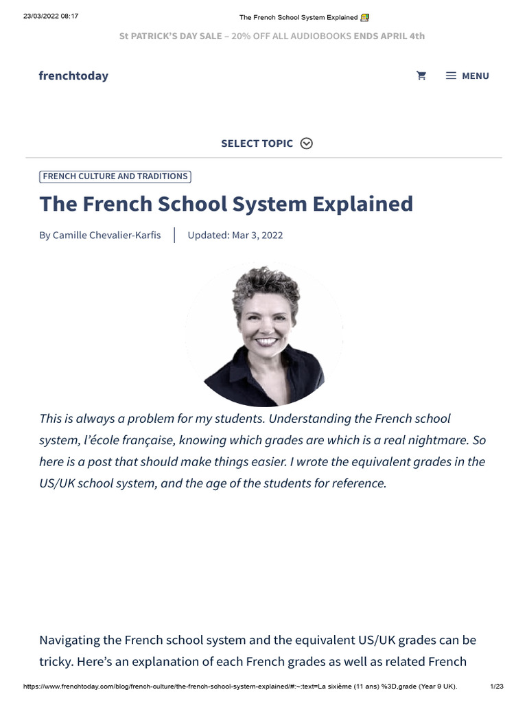 The French School System Explained