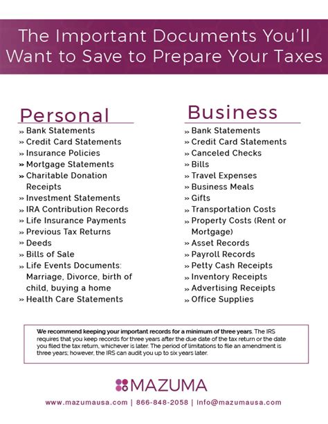 The Important Documents You Ll Want To Save To Prepare Your Taxes Vyde