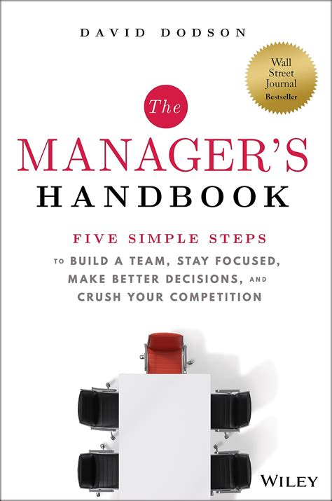 The Manager S Handbook Five Simple Steps To Build A Team Stay Focused