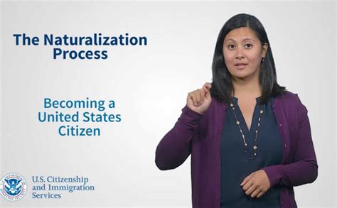 The Naturalization Process Becoming A United States Citizen Asl