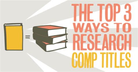 The Top 3 Ways To Research Comp Titles And One Bonus Way Josh Draws