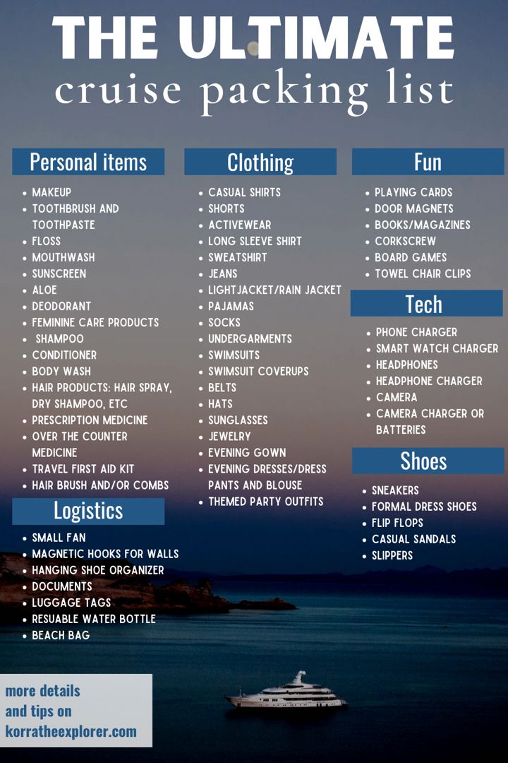 The Ultimate Cruise Packing List What To Pack On Your Next Caribbean