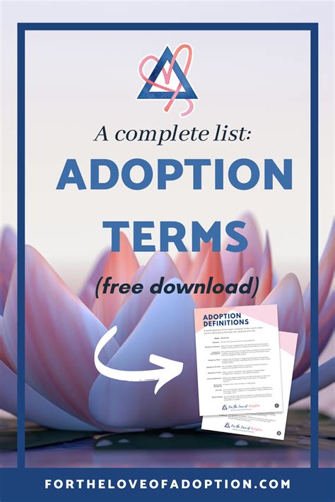 The Ultimate Guide To Adoption Terms Artofit