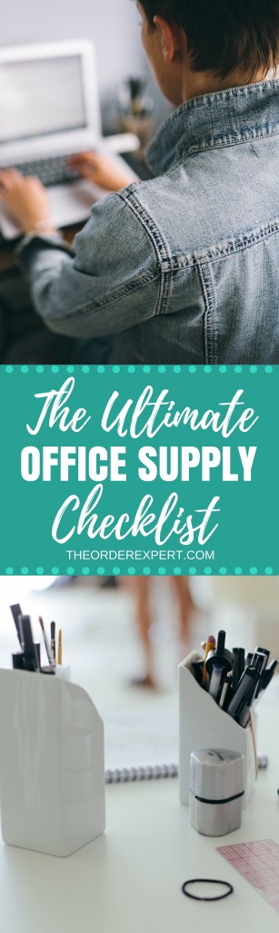 The Ultimate Office Supply Checklist For Your Office