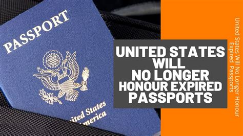 The Us Will No Longer Honour Expired Passports Youtube