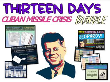 Thirteen Days Bundle Film Guide Cuban Missile Crisis Map Docs