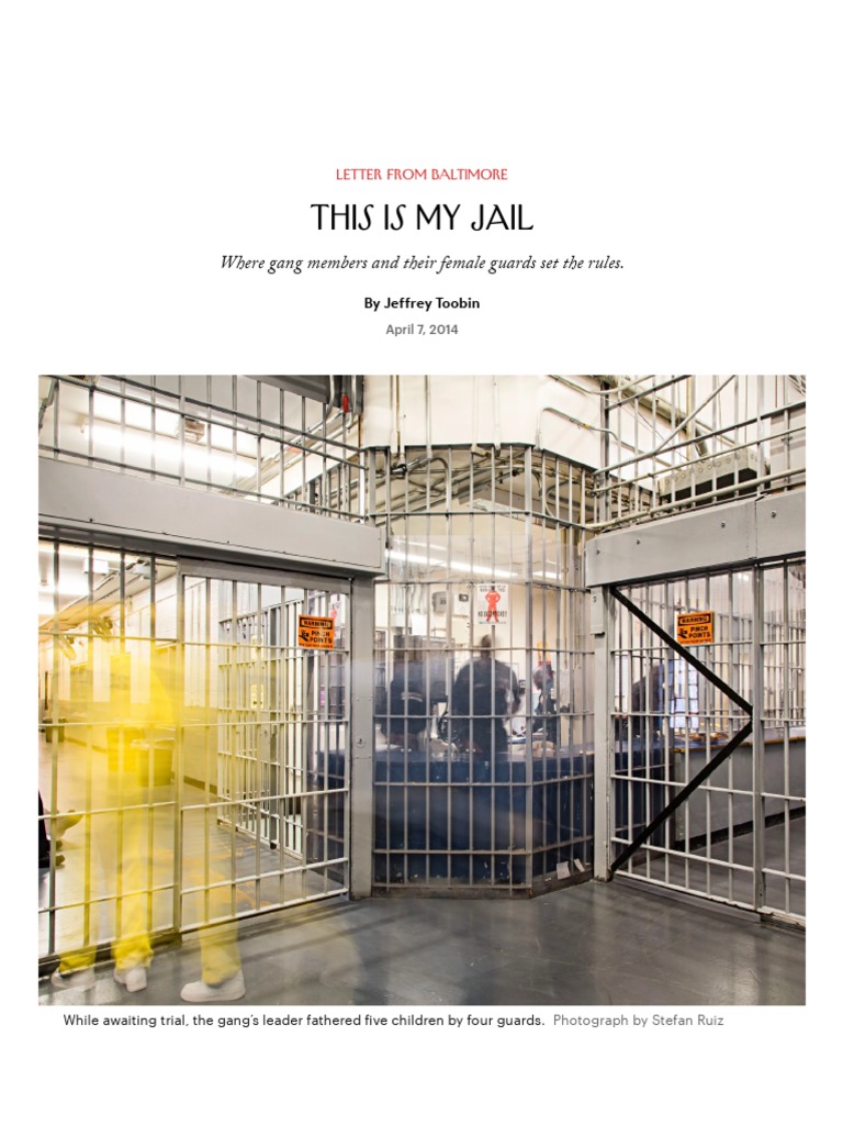 This Is My Jail The New Yorker