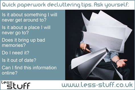 Tips For Decluttering Paperwork Family Friendly Working