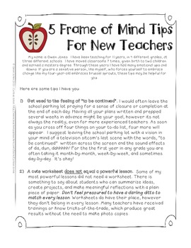 Tips For New Teachers And Students During Back To School Time Be