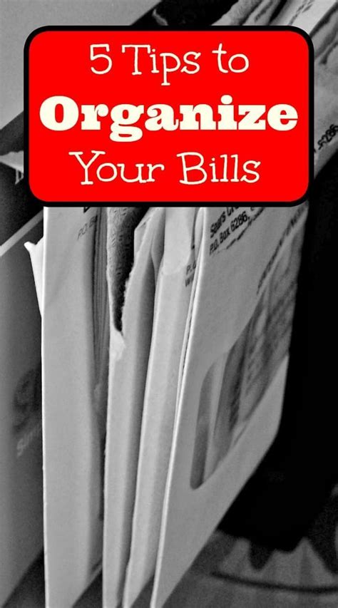 Tips For Organizing And Managing Your Bills