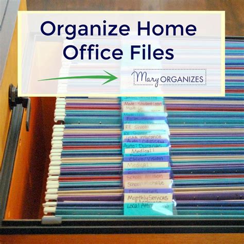 Tips For Organizing Files Creatingmaryshome Com