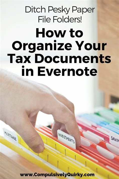 Tips On How To Organise Your Tax Documents